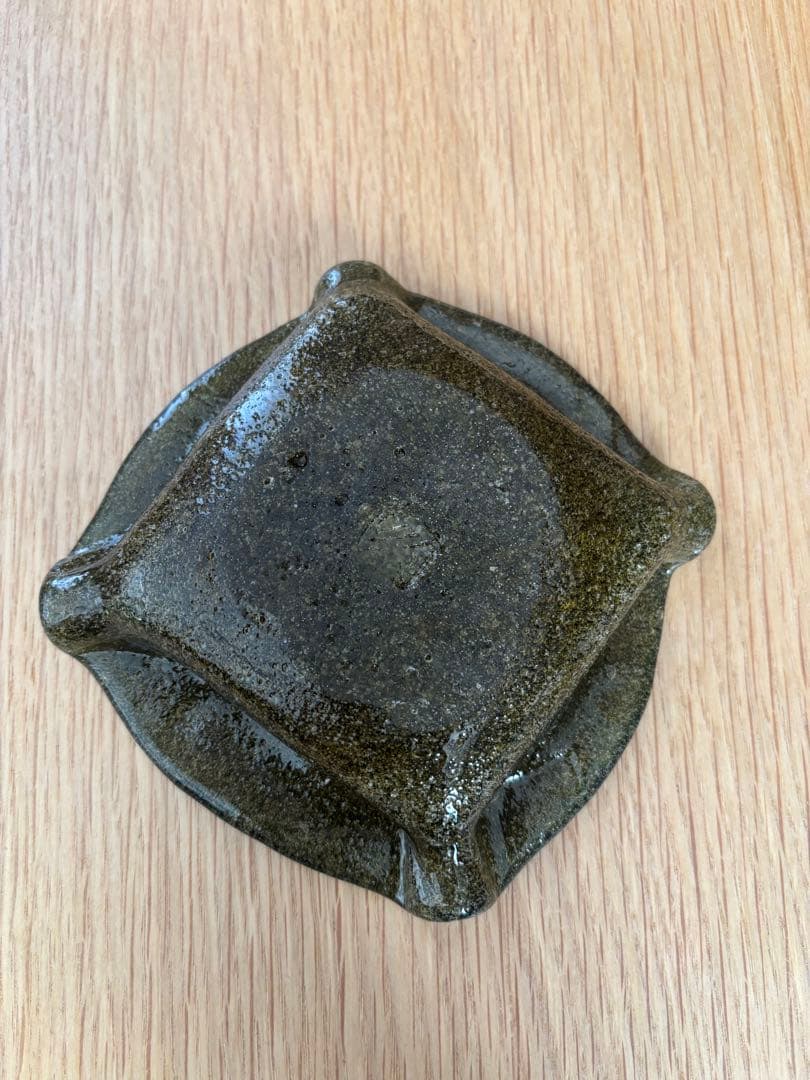 稲嶺盛吉 灰皿 琉球ガラス