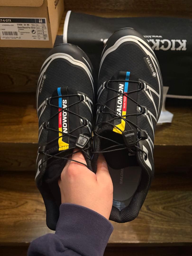 即日発送SALOMON xt-6 BlackLunarRock GORE-TEX