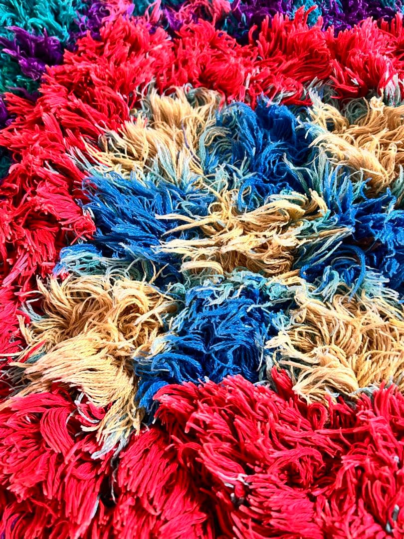 クリスマス限定価格‼️モロッコラグボシャルウィットヴィンテージラグ大判