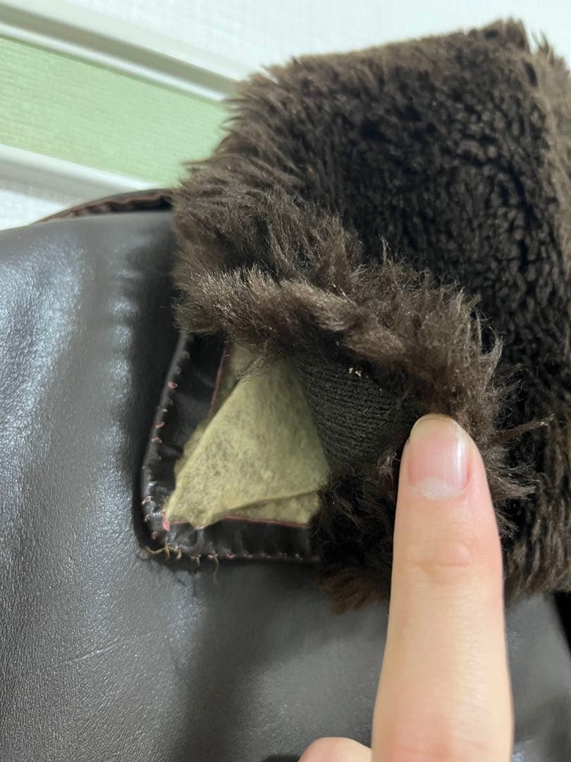 Excelled G-1本革　フライトジャケット ボア