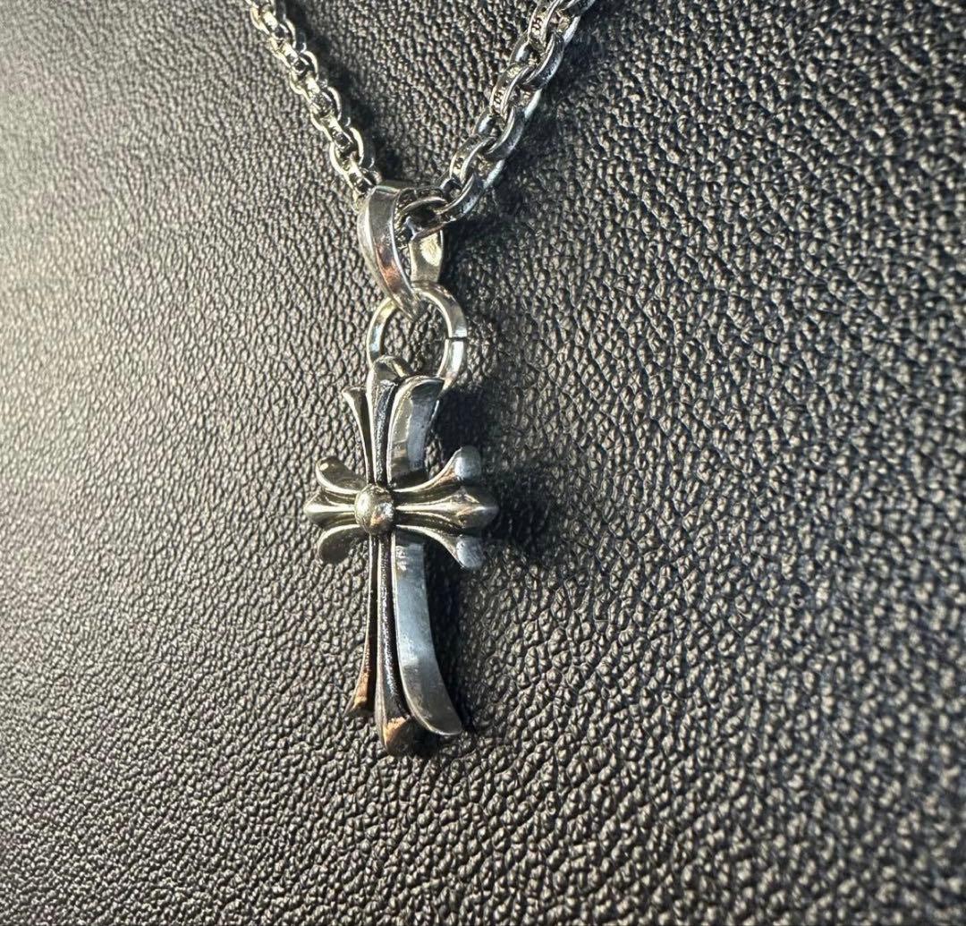 CHクロスペンダントスモール with ベイル　ペーパーチェーン50cm