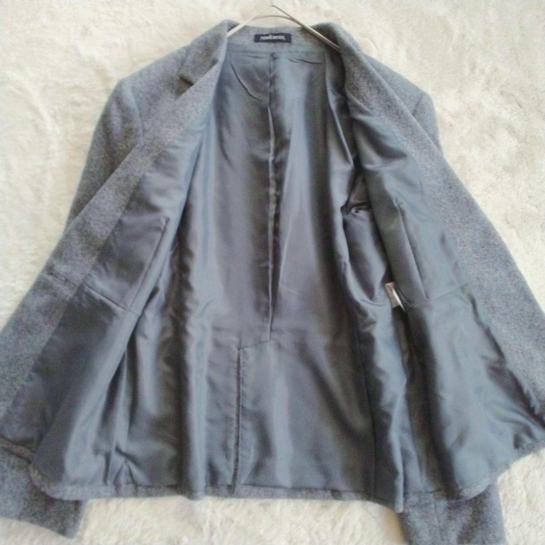 【ニューヨーカー】大きいサイズ 13 ツイード シルク カシミヤ パンツ スーツ