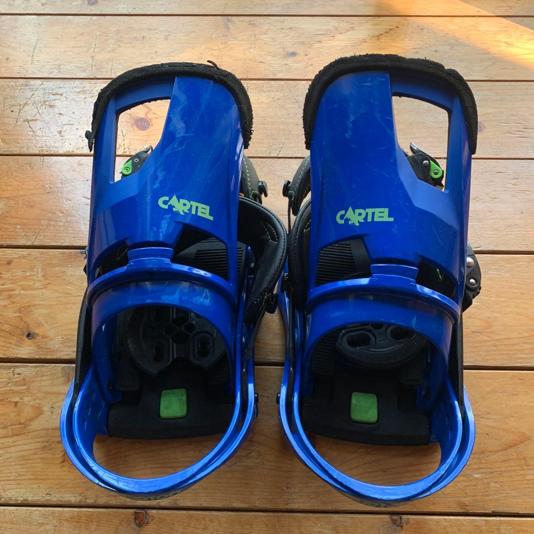 Burton Cartel ビンディング 青/黒 Lサイズ