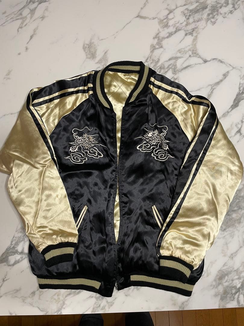 CROPPED HEADS×龍が如く スカジャン sizeL