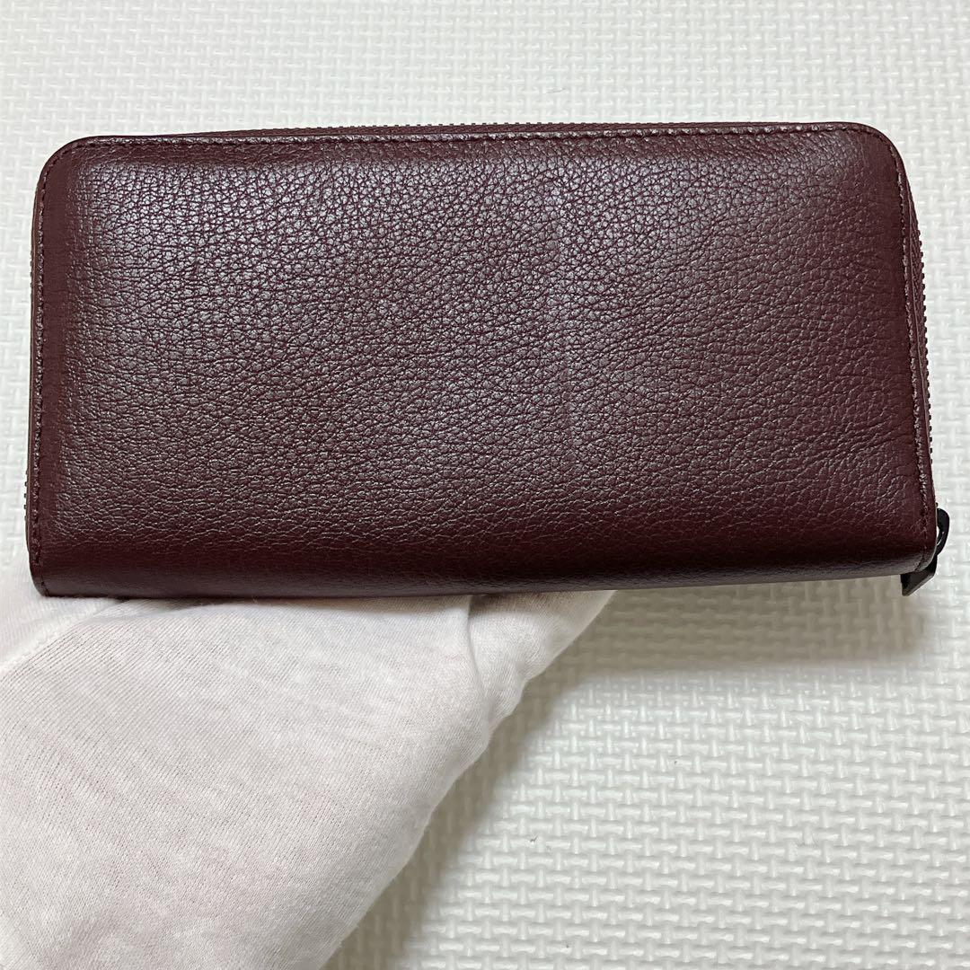 ・未使用　DIESEL ディーゼル レザーラウンドファスナー長財布　ブラウン