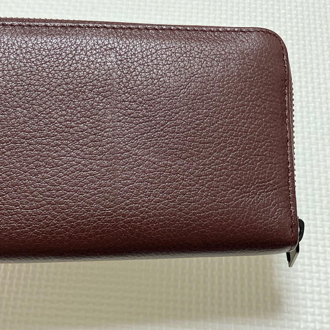 ・未使用　DIESEL ディーゼル レザーラウンドファスナー長財布　ブラウン