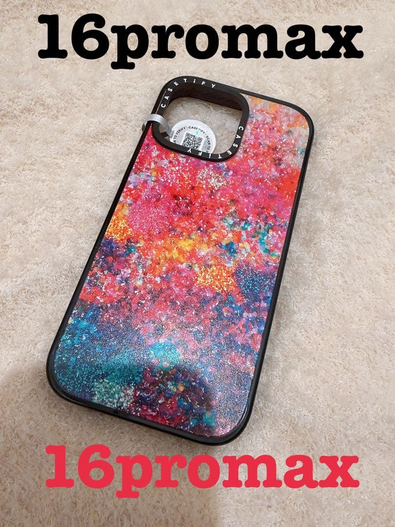 cacetify iPhone16promax グリッターブラック　ケース