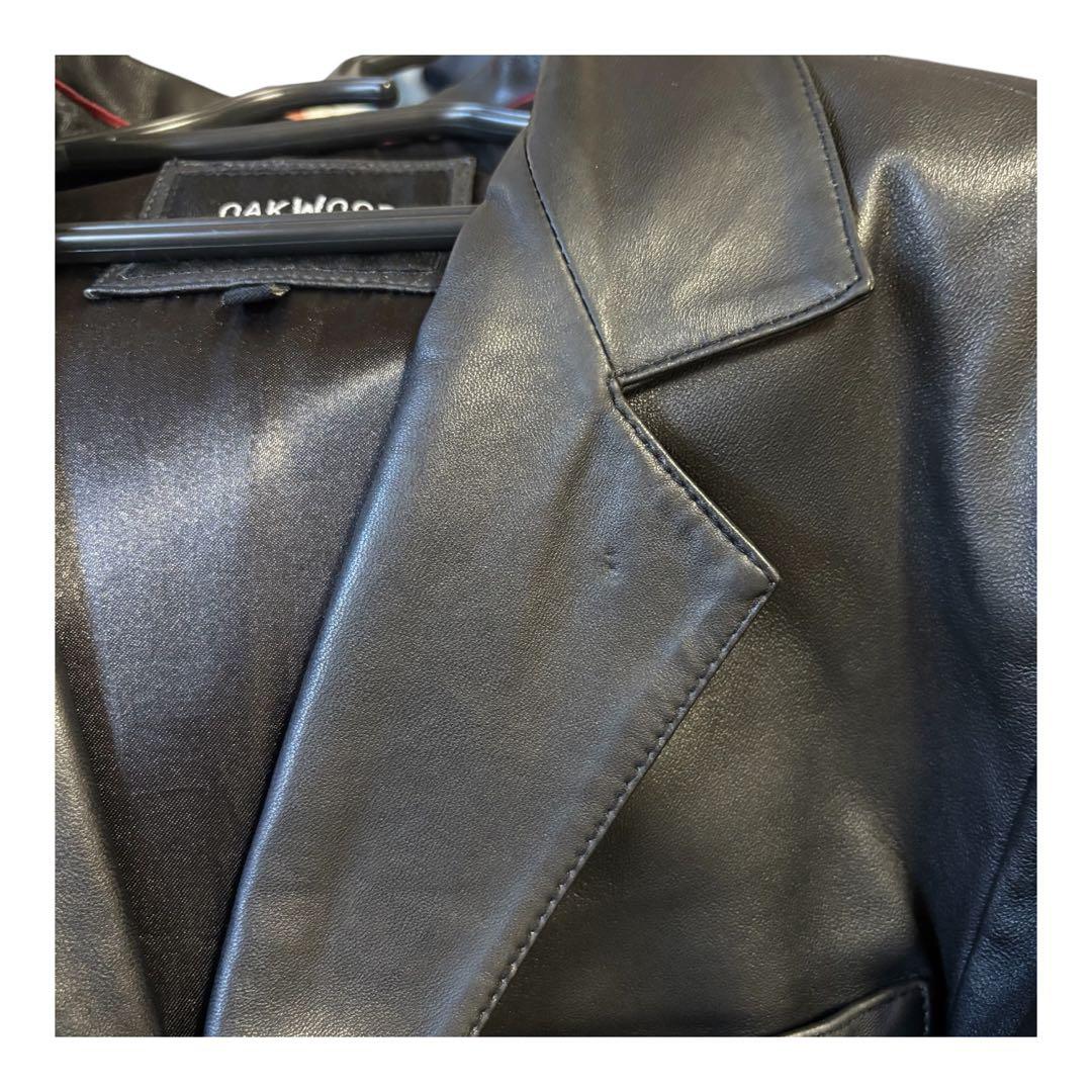 XL ヴィンテージ シープスキン　羊革　レザージャケット　　黒