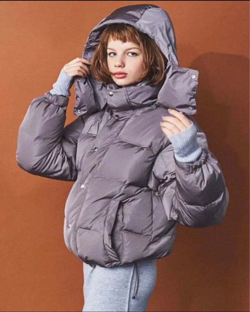 juemi ダウンジャケット グレー ボリューム