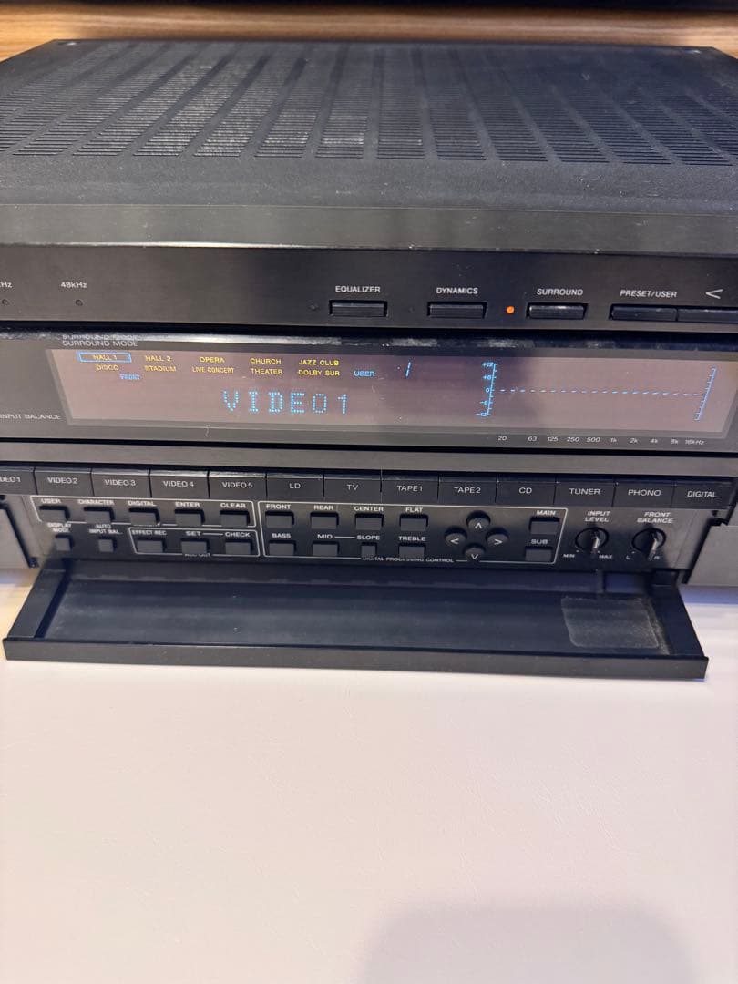 【希少】SONY AVアンプ　TA-AV850D 通電リモコン操作確認