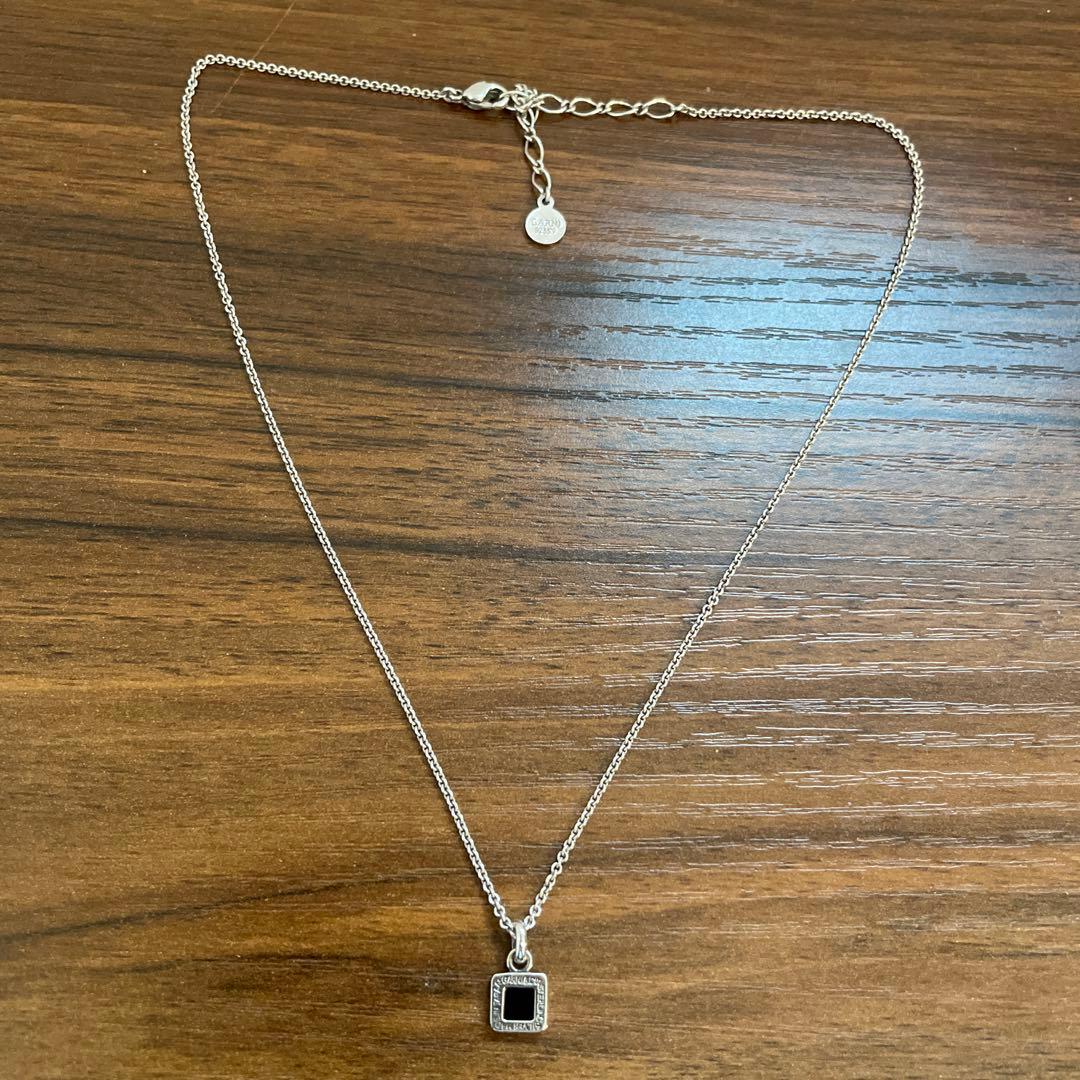 GARNI ガルニ シルバー ブラックオニキス ネックレス