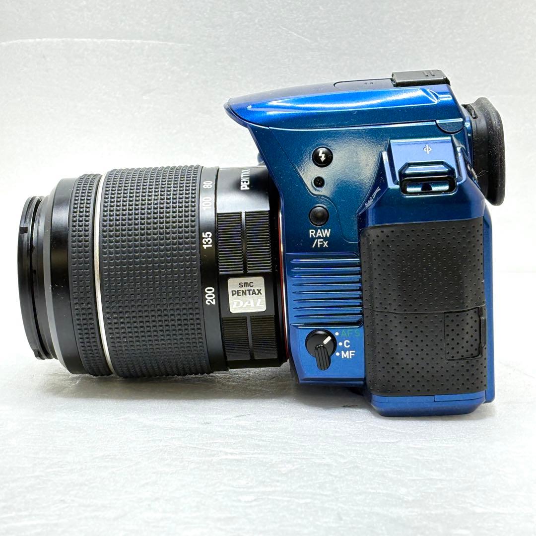 【黒死病対策済】PENTAX K-30 クリスタルブルー 50-200mmズーム