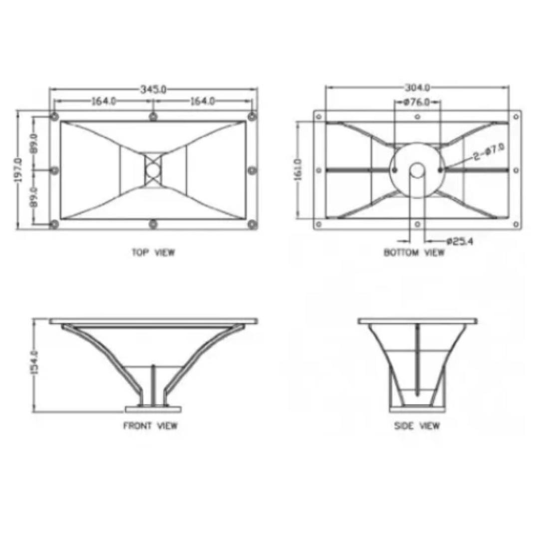値下げしました。 ホーン型スピーカー ドライバー付き2個1組set