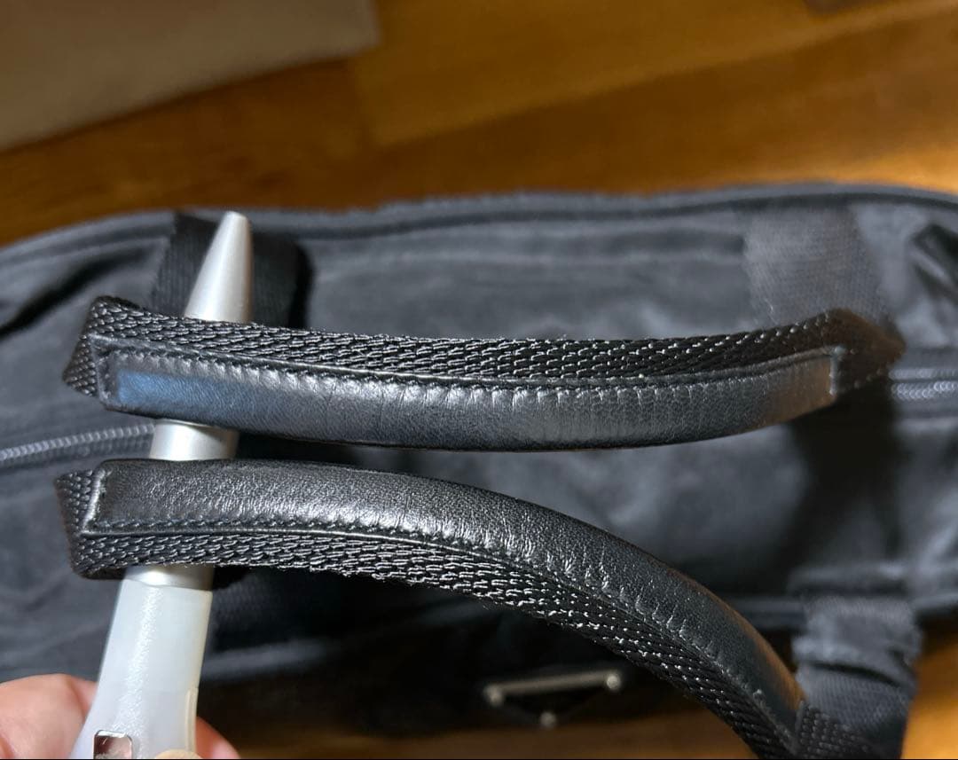 c*♡様 PRADA ブラック ナイロンボストンバッグ（鍵と南京錠付き）