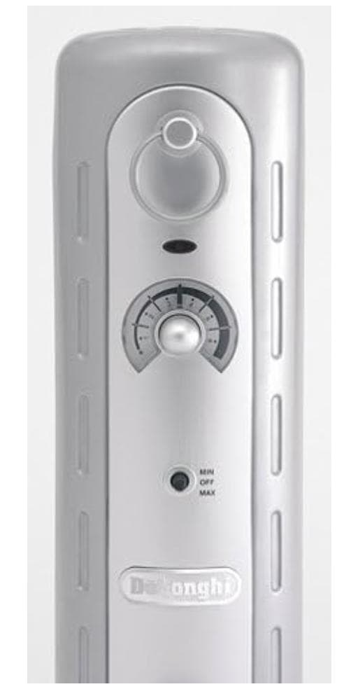 【レア】De'Longhi オイルヒーター シルバー　L字型 レトロタイプ