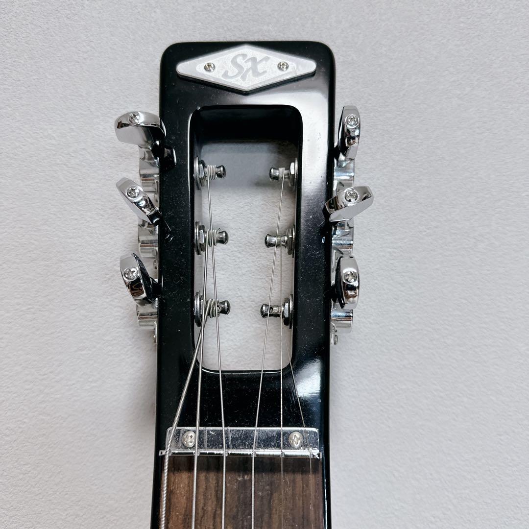 美品　ラップスチールギター　スタンド付　ケース付　サンバースト　SX