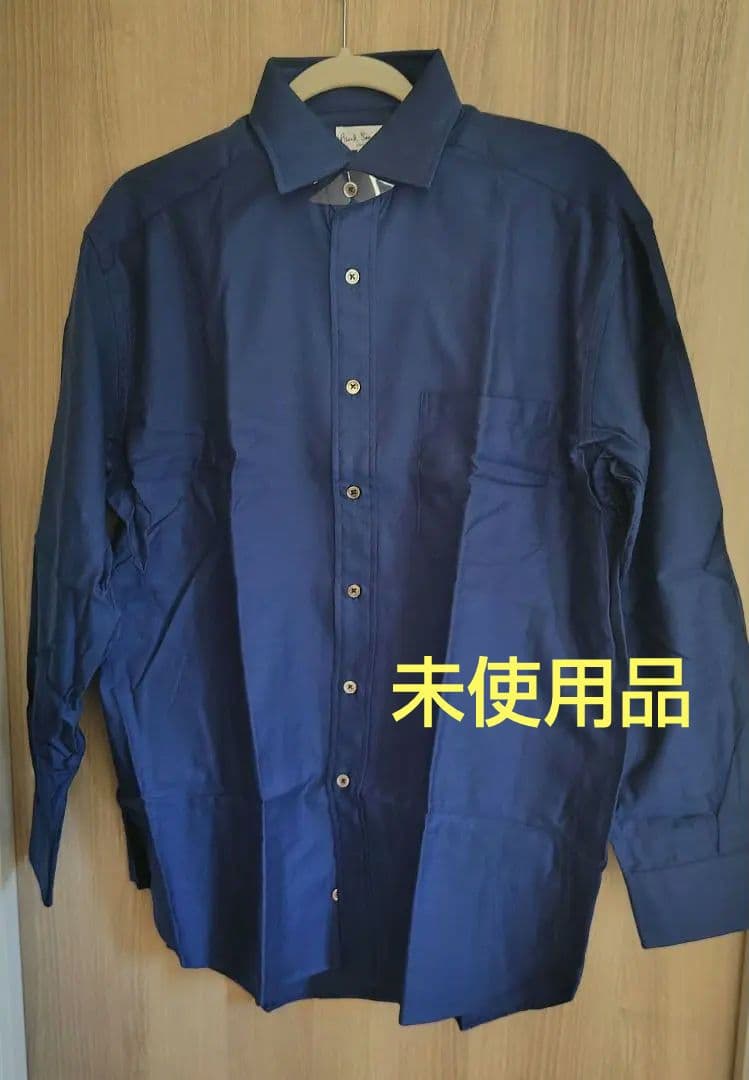 ★未使用★　Paul Smith ポール・スミス　ネイビー メンズ長袖シャツ L