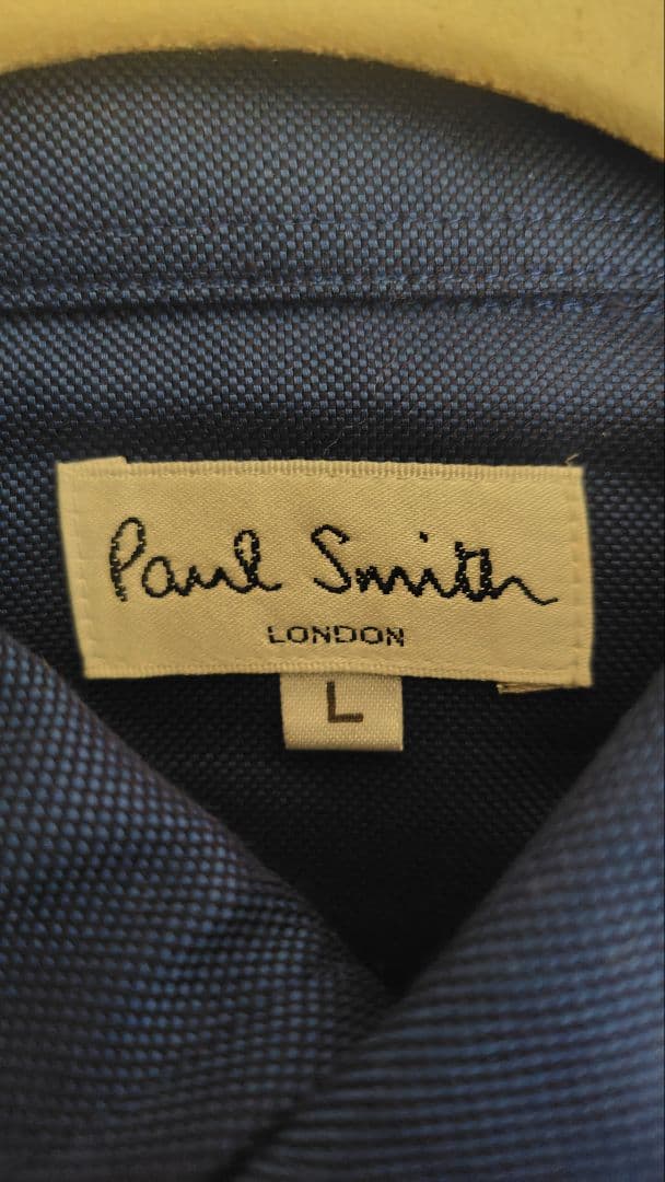 ★未使用★　Paul Smith ポール・スミス　ネイビー メンズ長袖シャツ L