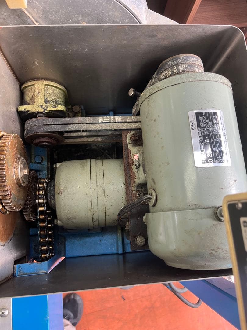 AIHOフードスライサー FS-33 野菜調理機 カッターコンベア式100V現状