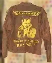 ペイント・ライダース革ジャン　XXL表記で実寸はやや大きめのXL Yazawa