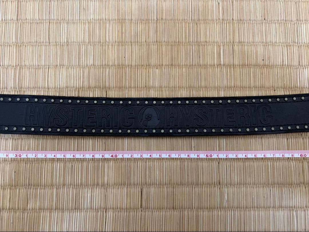 HYSTERIC GLAMOUR ブラック スタッズベルト