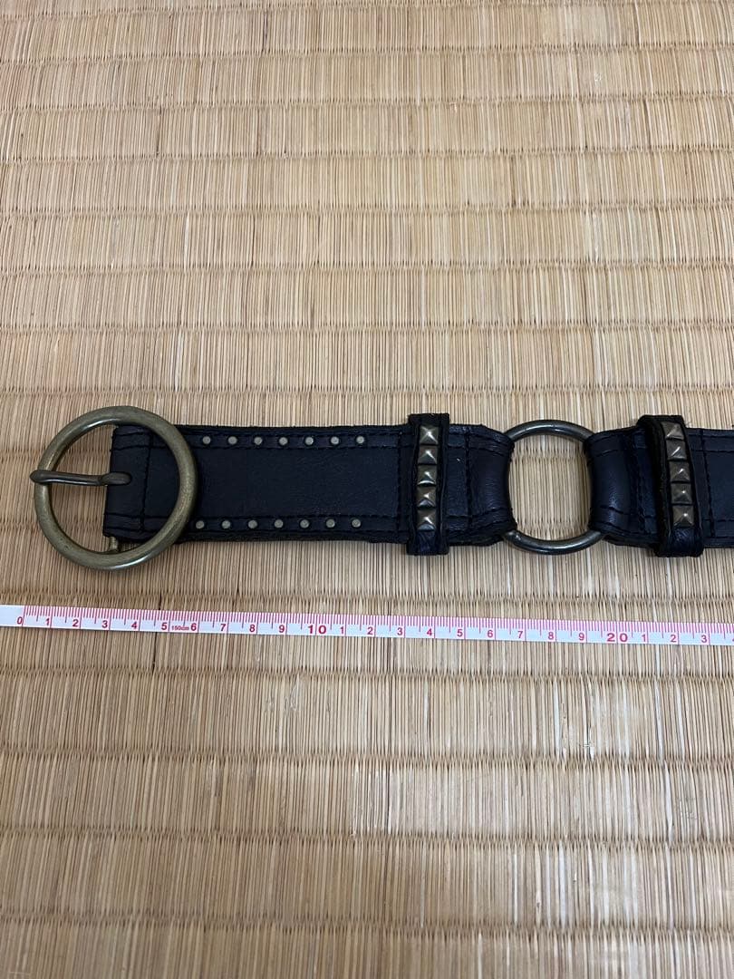 HYSTERIC GLAMOUR ブラック スタッズベルト