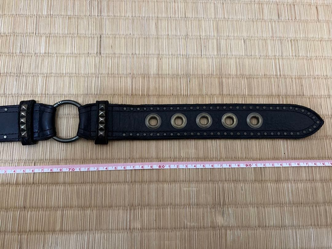 HYSTERIC GLAMOUR ブラック スタッズベルト