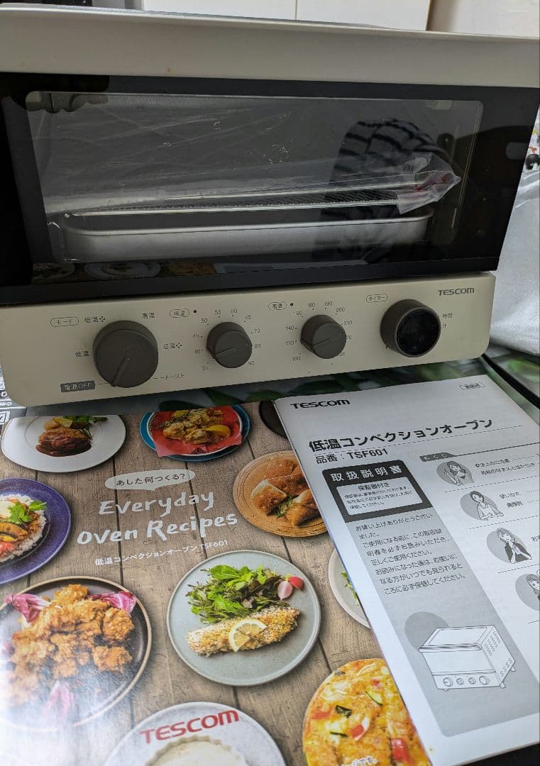 未使用に近い！TESCOM低温コンベクションオーブン。品番TSF601