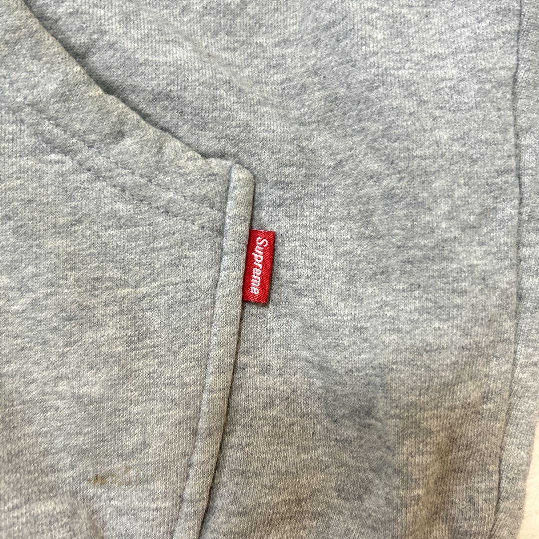 Supreme Box Logo Hooded Sweatshirt L グレー