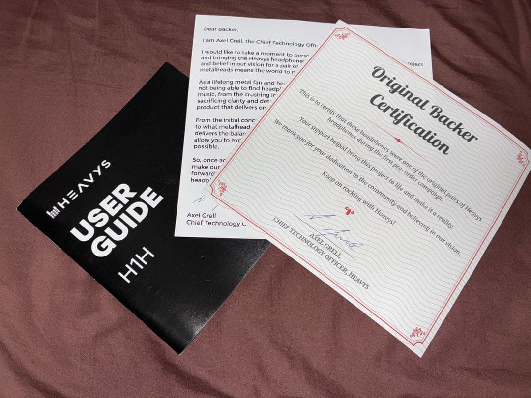 HEAVYS H1H ワイヤレスヘッドホン