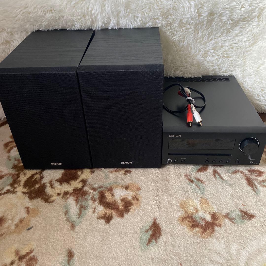 DENON ミニコンポ スピーカー2台付き 中古