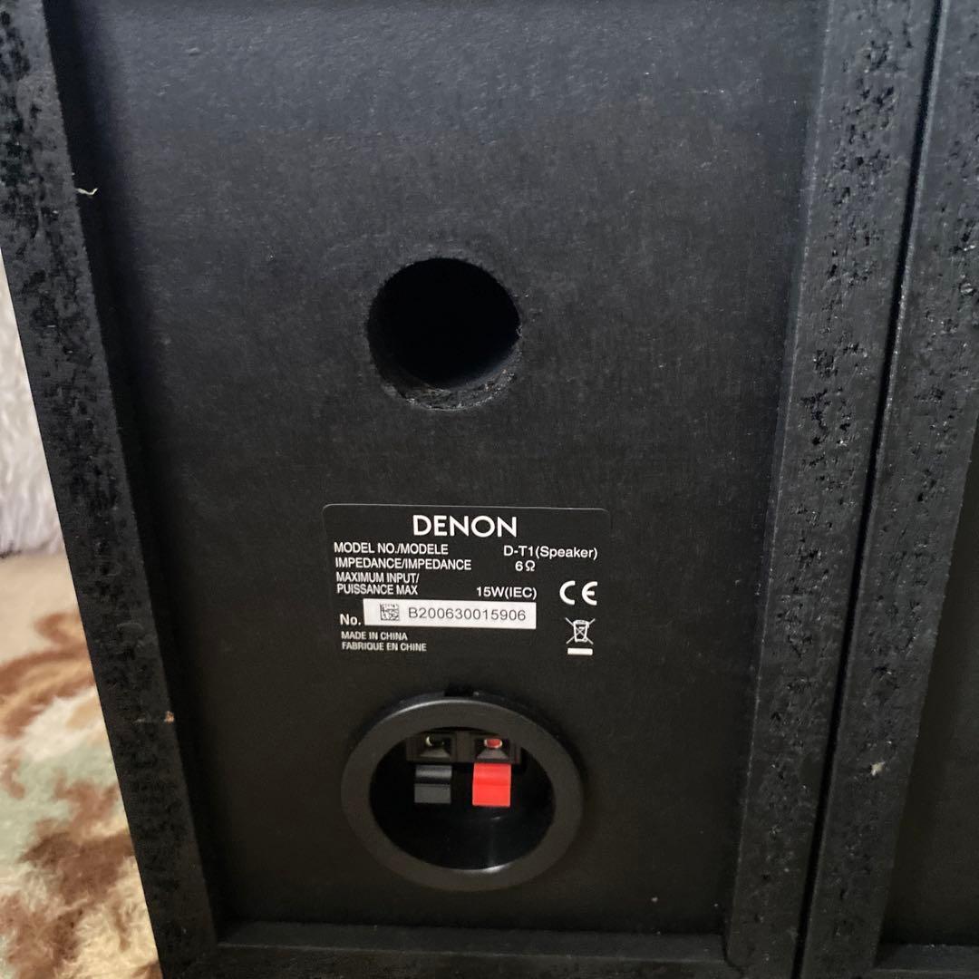 DENON ミニコンポ スピーカー2台付き 中古