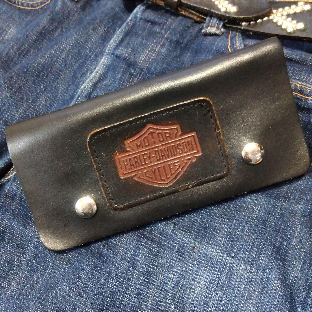ハーレーダビッドソン トラッカーウォレット ブラック