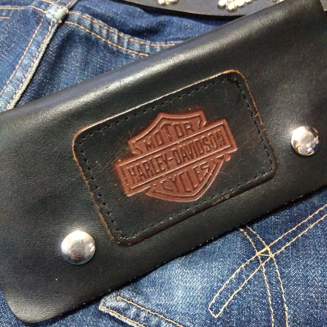 ハーレーダビッドソン トラッカーウォレット ブラック