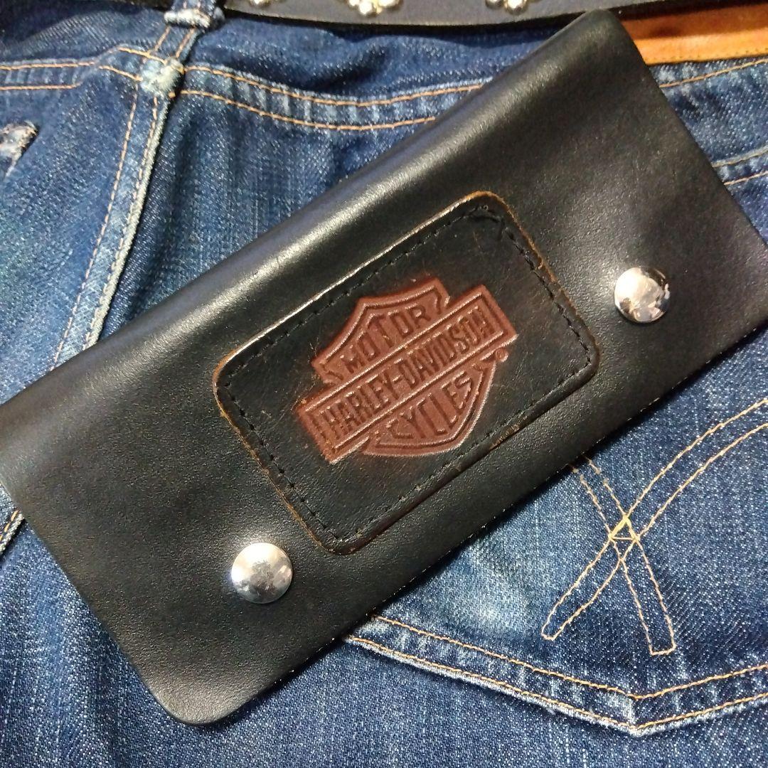 ハーレーダビッドソン トラッカーウォレット ブラック