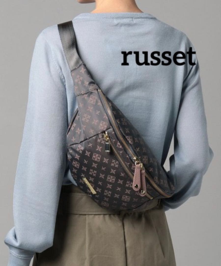 ほほ未使用 russet ラシット ウエストポーチ ボディバッグ