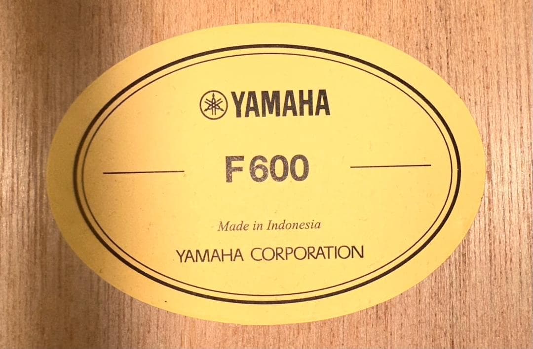 YAMAHA ヤマハ アコースティックギター F600　弾きやすい状態良好美品！