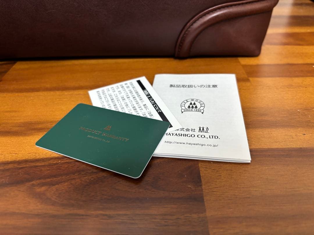 ☆未使用☆FIVE WOODS PLATEAU Lファイブウッズ レザートート