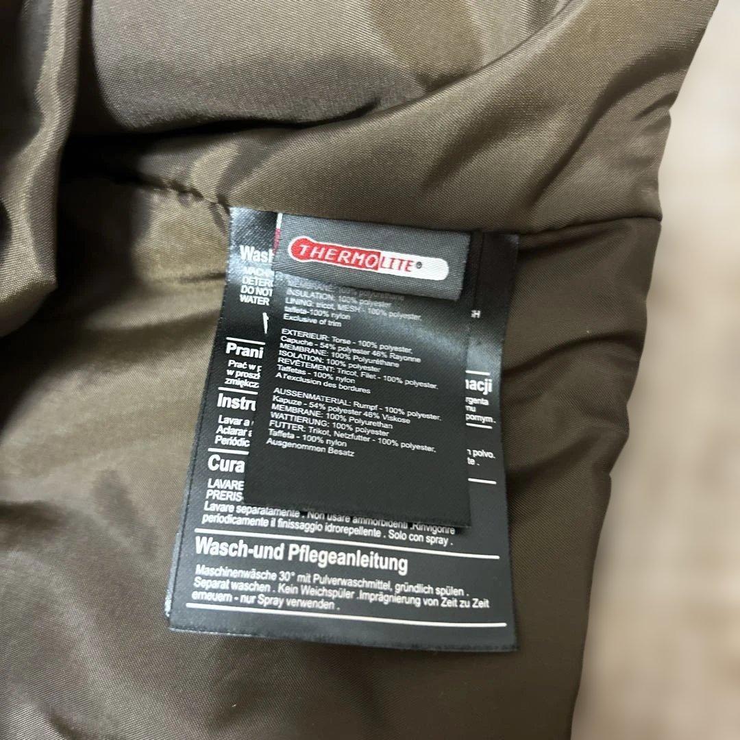 美品　BURTON フード付きスノーウェア ブラウンベージュ（Mサイズ）