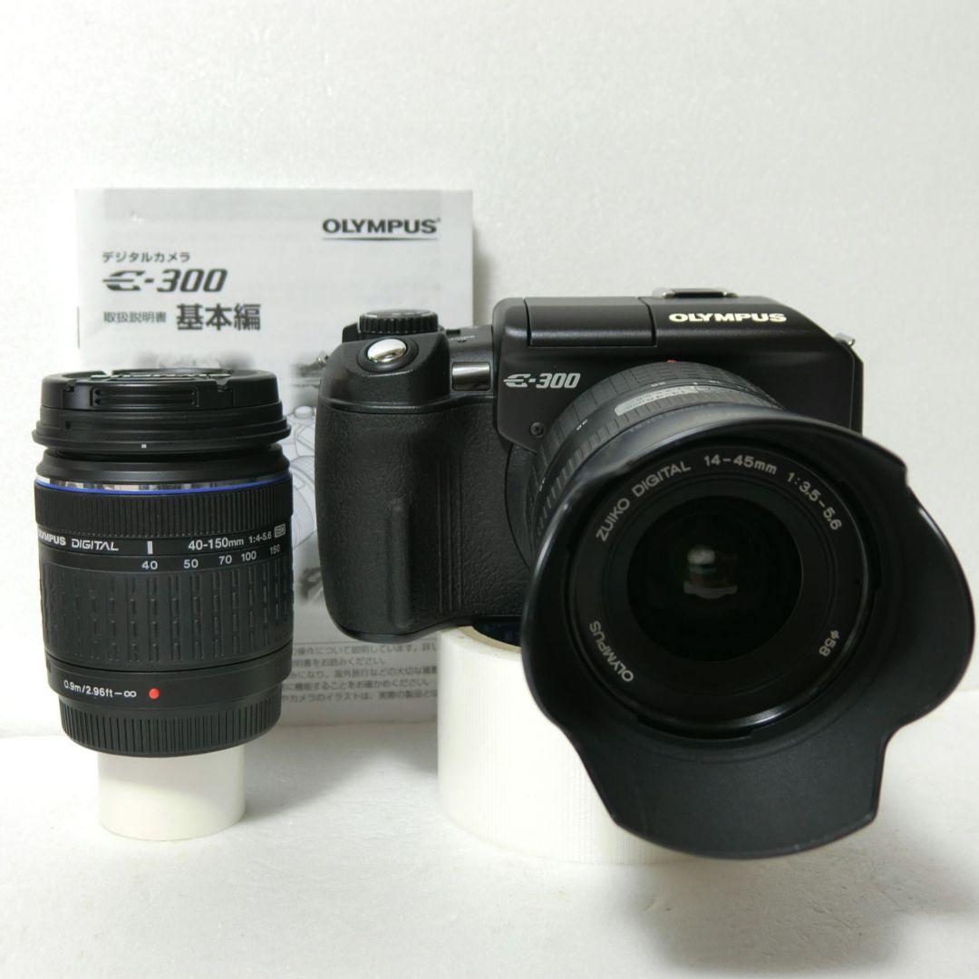 【総ショット数 54枚】オリンパス　E-300　ズームレンズ2本　未使用品多数有