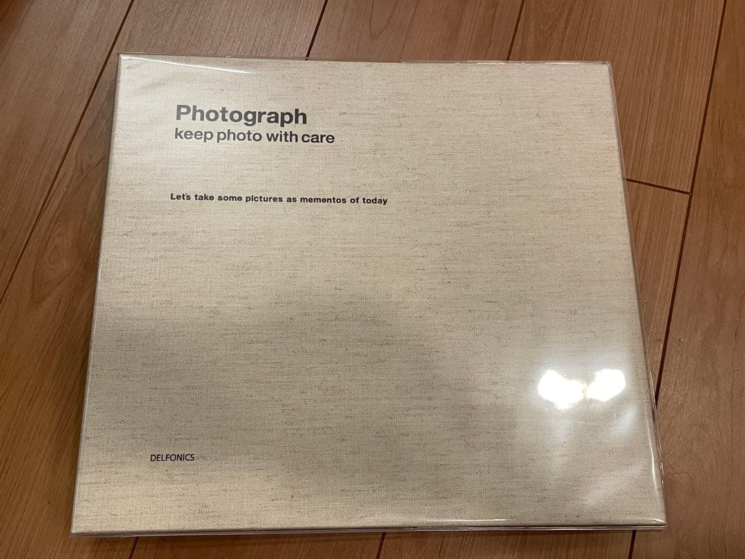 クリスマスプライス DELFONICS フォトアルバム グレー 、麻2冊セット