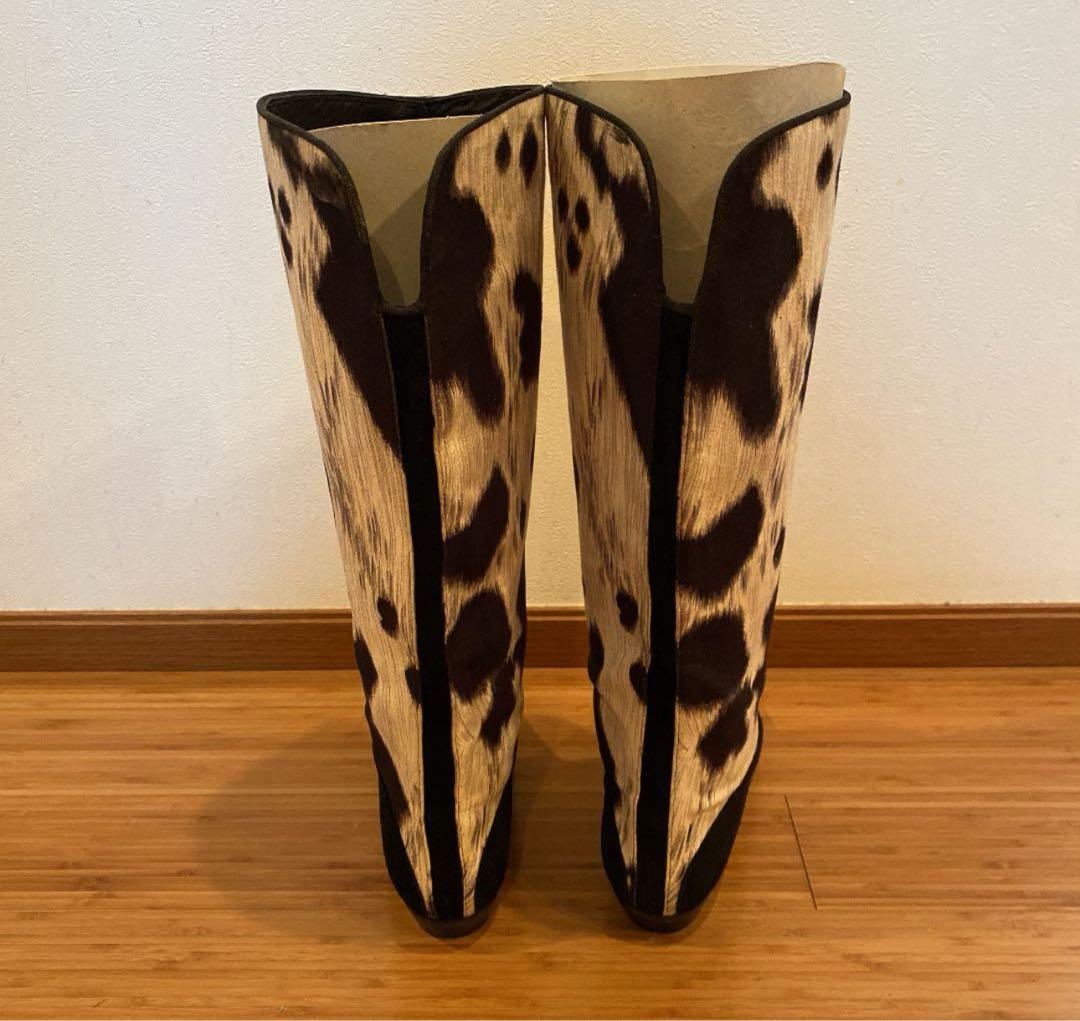 超美品　スチュワート ワイツマン ハラコブーツ⭐︎