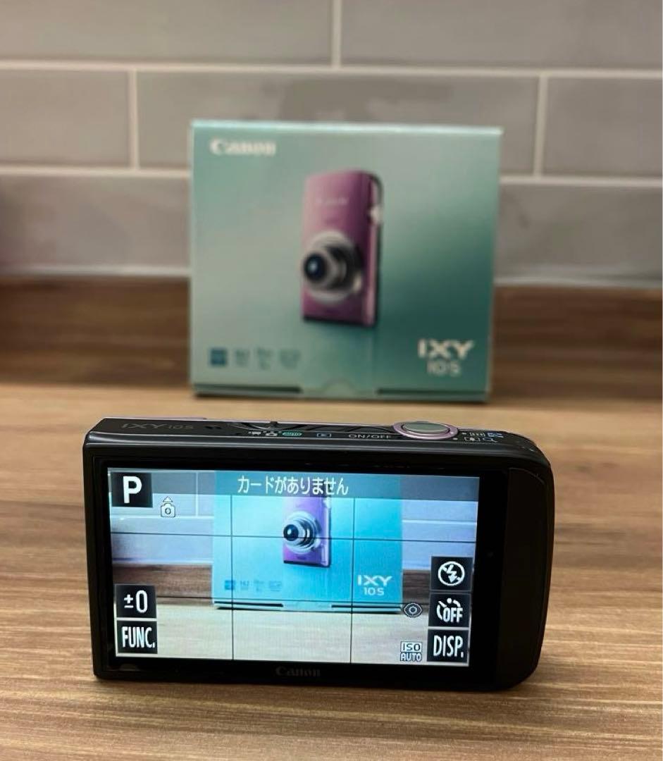 CANON IXY 10S ピンク 純正バッテリー2個 箱・説明書等付属品付き