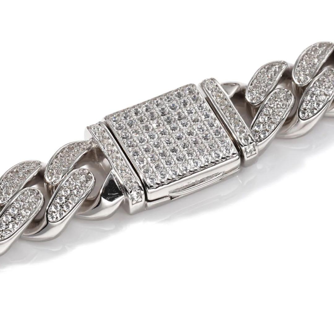 AVALANCHE アバランチ　シルバー マイアミブレスレットメンズブレスレット