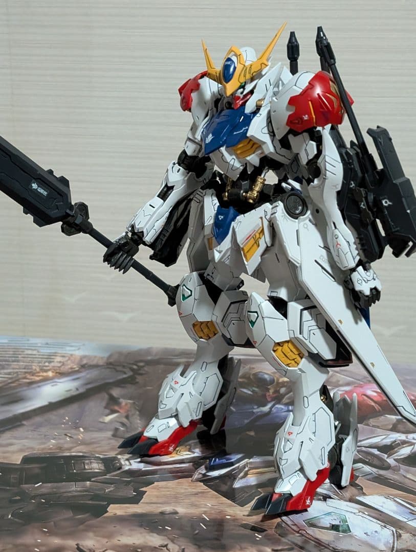 MG 1/100 ガンダムバルバトスルプス 一部塗装　完成品