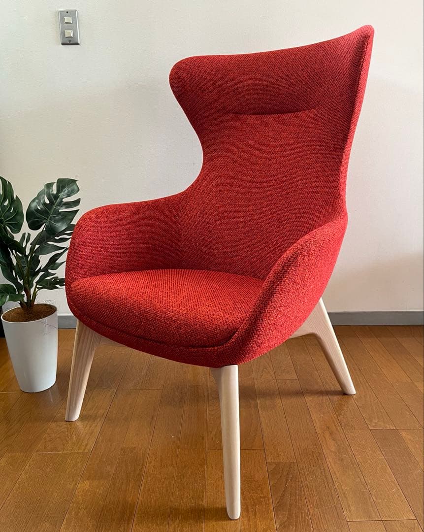 相合家具　QUEEN ラウンジチェア　21.5万　ミッドセンチュリー　北欧モダン