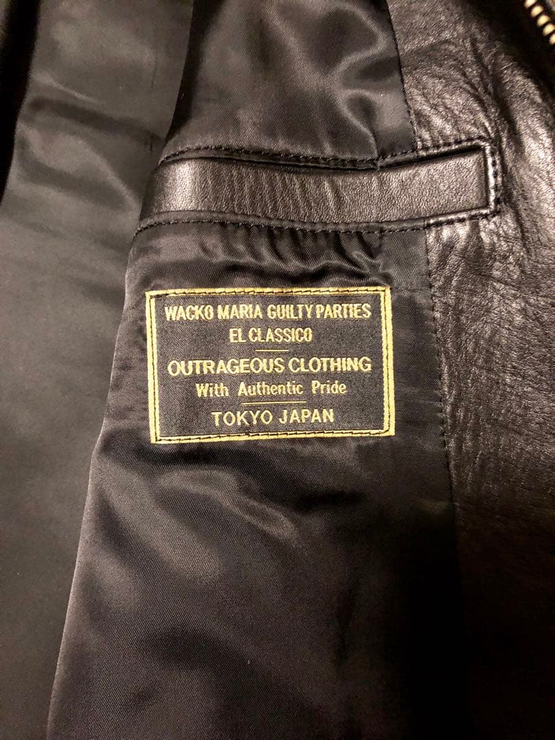 【特価】wackomaria レザージャケット　シングル　ライダース