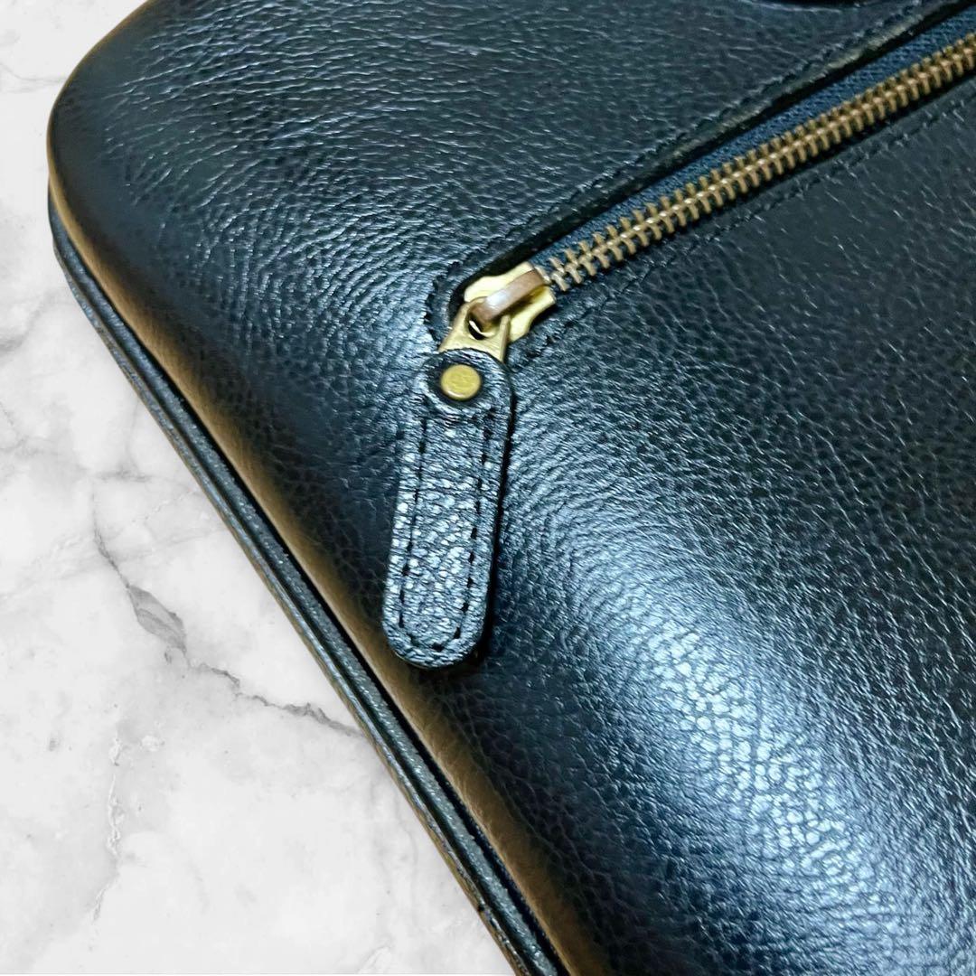 【美品】PORTER ポーター カミー ブリーフケース 革 ブラック