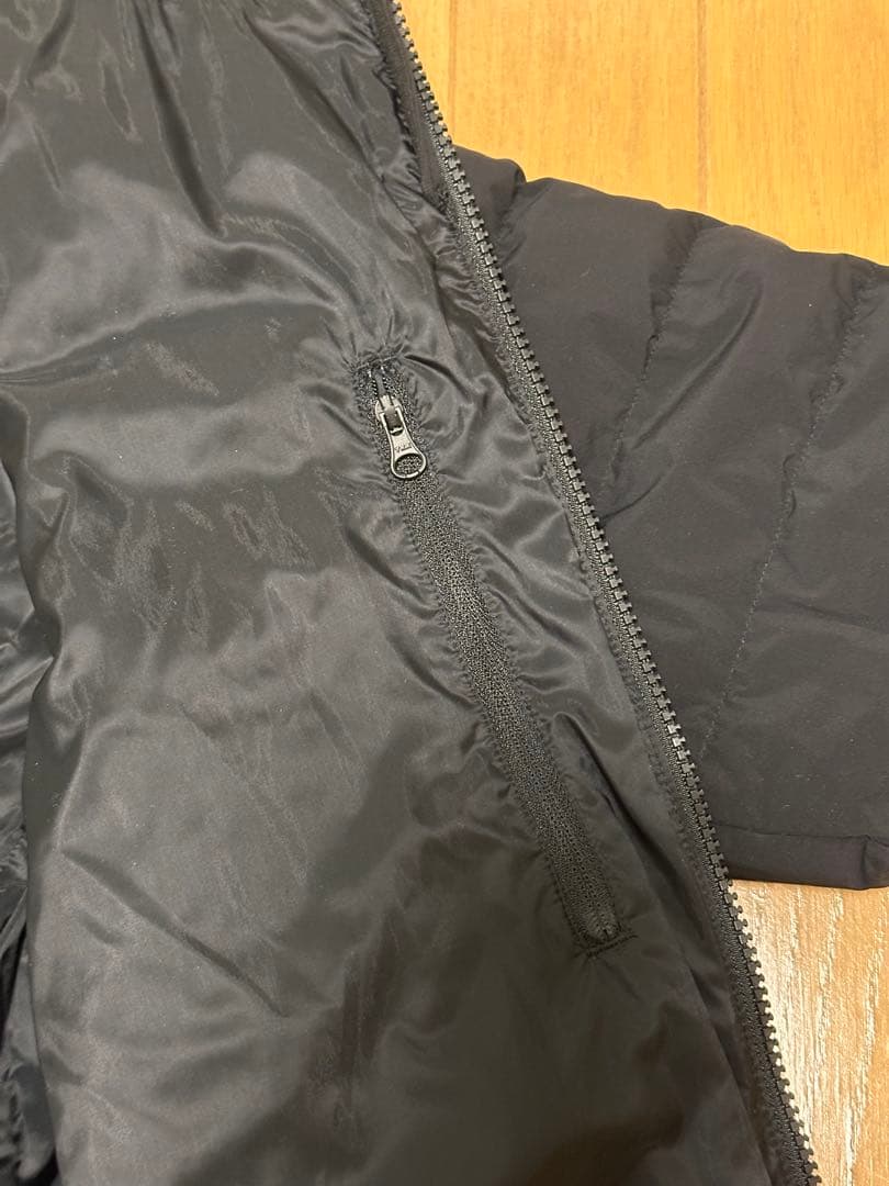 DANTON フード付きロングダウンジャケット S ブラック　美品