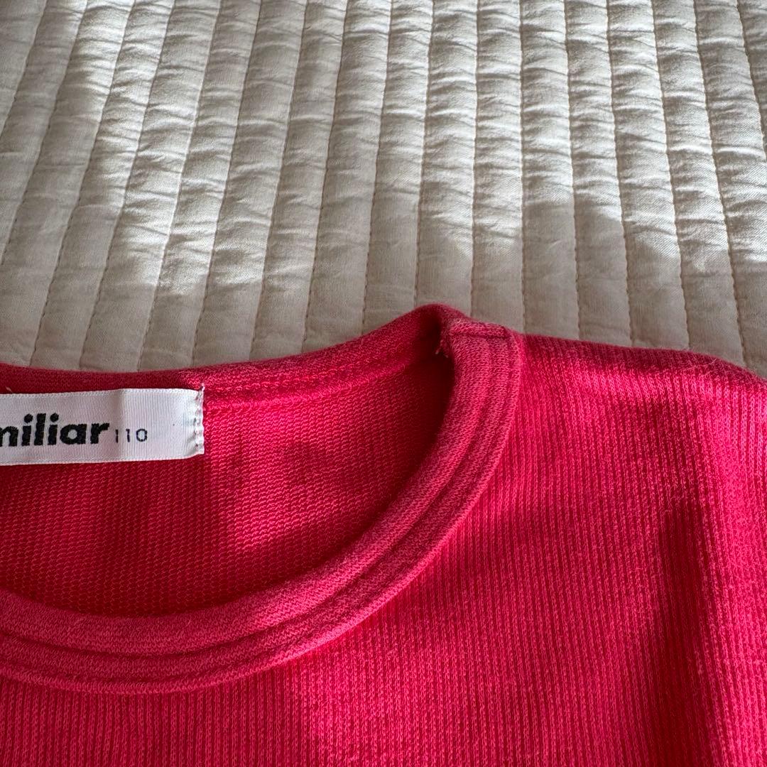 美品　ファミリア　Tシャツ・キュロット　110・100